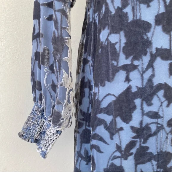 Johnny Was/ For love&Liberty Sheer Velvet Floral Dress